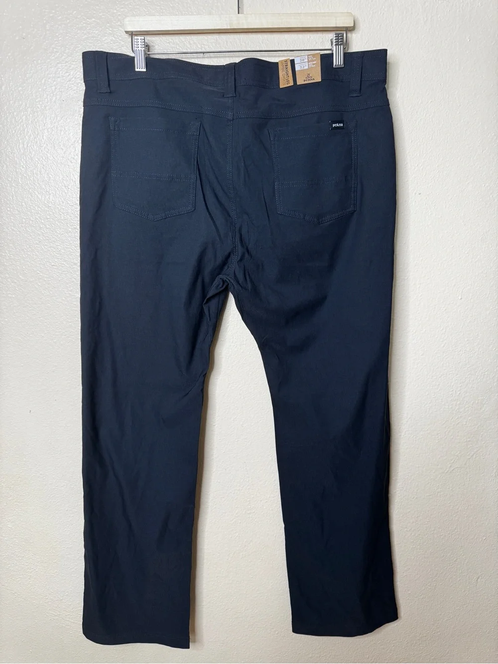 prAna Brion Pant II Men’s 38x32 Black Standard Fit ReZion Travel Pants NWT